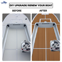 Revêtement de sol pour bateau en EVA brossé haute performance, résistant aux UV pendant 3000 heures, conception de logo gratuite, style moderne, matériaux écologiques pour VR