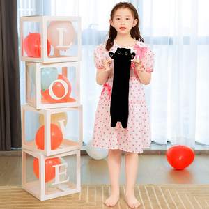 Venta al por mayor de lindos juguetes de peluche con forma de gato, almohada larga de felpa para el cuello, cojines con relleno de algodón PP para dormir en el dormitorio - Product Image 3