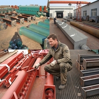 Convoyeur hélicoïdal en acier au carbone pour ciment industriel Tz, vis sans fin en U, résistant au feu, vitesse réglable pour cendres, charbon, terre, poudre