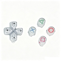 Pièce de rechange pour manette PS5 : Bouton directionnel en cristal pour fonction D-pad PS5, touches ABXY et levier analogique