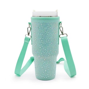 Nuovo portabottiglie strass forato <span class=keywords><strong>a</strong></span> caldo da 40 once portabicchieri per <span class=keywords><strong>auto</strong></span> in Neoprene montato per <span class=keywords><strong>auto</strong></span> e tiranno di ghiaccio - Product Image 3
