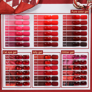 Nouvelle Arrivée ZRKGEL – Collection Automne-<span class=keywords><strong>Hiver</strong></span> 36 Couleurs 15ml TPO Sans HEMA – Vernis Gel Rouge Vin Hautement Pigmenté, Non Toxique et Inodore - Product Image 3