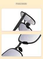 Vente en gros, lunettes de soleil carrées pliables en acier inoxydable, Logo personnalisé Flexible, lunettes de soleil pour femmes, lunettes polarisées de styliste pour hommes