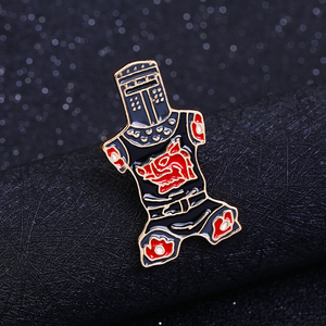 Broche de águia e alfinetes esmaltados, a paz nunca foi uma opção, alfinetes de lapela para presente, acessório de sarcasmo engraçado de Cavaleiro Preto - Product Image 1