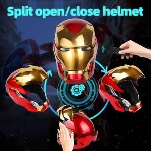 Nuevo <span class=keywords><strong>Casco</strong></span> MechaheadMK50 <span class=keywords><strong>de</strong></span> <span class=keywords><strong>Iron</strong></span> <span class=keywords><strong>Man</strong></span> con Control por Voz y Táctil, Tecnología Portátil Negra, Periférico Juvenil con Vocalización Musical - Product Image 2