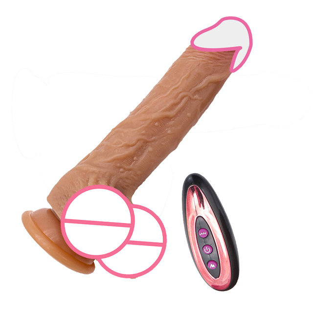 Soft Realistic Automatic Vibrator for Women, Multi-Speed & Swinging Adult Toy for Couples Intimacy