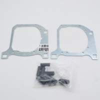 Cadre d'adaptateur de projecteur LED d'accessoires d'éclairage de voiture pour Kia K3 2013-2015 Cadre de support de lentille de projecteur de phare de voiture