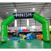 XIXI JOUETS personnalisé PVC gonflable début finition arc Marathon et course cycliste porte d'entrée hermétique publicité gonflables