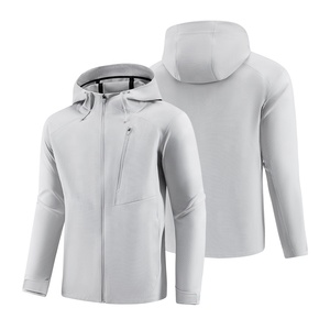 Custom Windbreaker Men's High Performance Lightweight Zip up Gym Sports Running <strong>Jackets</strong> <strong>Weatherproof</strong> Soft Shell <strong>Jacket</strong> With Hood - Product Image 5
