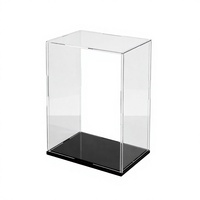 Boîte de présentation de collection de modèles de voitures de luxe Art Déco, personnalisée, en acrylique transparent haute qualité, moulée par injection, étanche et anti-poussière