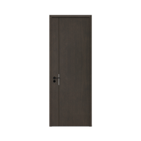 Pintu Interior MDF Berlapis Lacquer Ramah Lingkungan Rendah VOC untuk Penggunaan Rumah Sakit dan Hotel Proyek Sertifikasi Bangunan Hijau