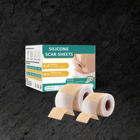 Pansement en silicone hypoallergénique de qualité médicale 2-en-1 pour cicatrices - Traitement des plaies et gestion des cicatrices - Soins de santé CHIPAI (Modèle