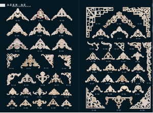 Ornamen Onlay Mebel Kayu Appliques Antik - Product Image 2