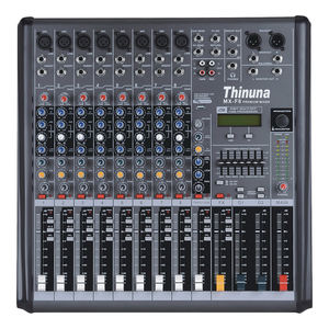 Mezclador de Audio Universal de Alta Calidad Thinuna MX-F8, Mezclador de Audio Estéreo de 8 Canales, Consola de Mezcla para DJ con USB y Efectos - Product Image 1