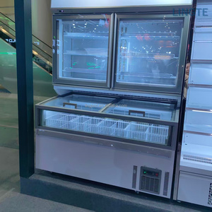 Vitrine Réfrigérée Verticale de Supermarché avec Porte Vitrée, Réfrigérateur et <span class=keywords><strong>Congélateur</strong></span> Combinés - Product Image 6
