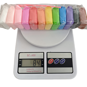 Vente en gros d'argile à séchage à l'air non toxique super légère de la marque SIWEI, 12 couleurs, jouet artisanal doux pour enfants, design personnalisé pour le modelage - Product Image 3
