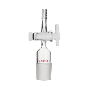 مختبر البورسليكات ، عمود كروماتوغرافي زجاجي ، أواني زجاجية مع خزان وموصل قياسي - Product Image 1