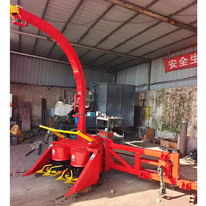 Cosechadora de forraje de maíz y paja, montada trasera y lateralmente en tractor, para ensilaje - Product Image 1