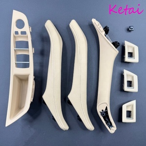 Manija de <span class=keywords><strong>Puerta</strong></span> Interior de Cuero al por Mayor LHD RHD en Negro y Beige para Automóvil con Kit de Cuero para BMW Serie 5 F10 F11 520i 523i 525i - Product Image 4