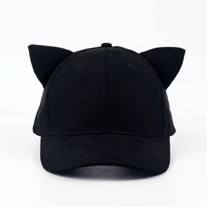 fashion cute ear design cotton baseball cap for kids