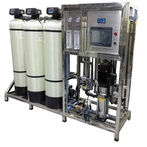 500LPH מערכת אוסמוזה הפוכה מים טיפול אוטומטי מים טיהור מכונה שתיית מים טיפול צמח
