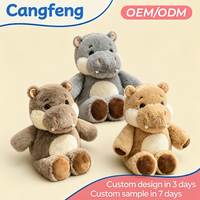 Grosir Pabrik OEM ODM Boneka Hippo Realistis Mainan Hewan Hippopotamus Lembut untuk Teman Tidur Bayi dan Hadiah