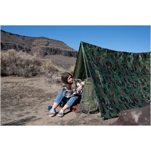 Hot Sale Tarp Camping Tent Waterproof Tarpaulin Wind Resistant Tent Camping Tarp para Outdoor