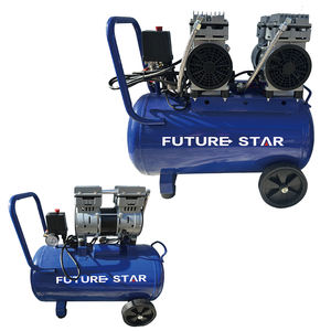 Furstar 750w * 2 50l שמן שקט מדחסים אוויר בוכנה קטנים 220v 60hz לחץ גבוה נייד לסדנת הבית - Product Image 4