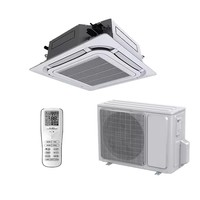 Refroidisseur d'eau 36000btu Hvac Cassette ventilateur bobine unité système Central monté climatiseurs Ac pour Cassette Type mur