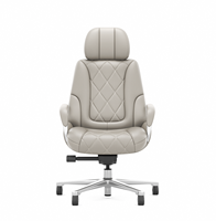 Chaise de Direction en Cuir Directement de l'Usine, Nouvelle Chaise de Bureau Pivotante à Dossier Haut Tendance, Couleur et Matériau Personnalisables, Siège Ergonomique pour Dirigeant