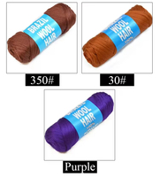 BELEZA Laine Brésilienne Tendance 70g pour Tresses, Cheveux en Laine Brésilienne Jumbo à Tresser au Crochet en Polyester Coloré