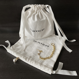 Alta qualità riciclabile piccolo cordino di preghiera perline di cotone cavigliere sacchetti con Logo personalizzabile - Product Image 6
