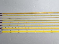 Bande lumineuse LED 12V 24V PCB COB 320LED/m éclairage linéaire flexible haute densité avec carte CRI 90 IP20 8mm