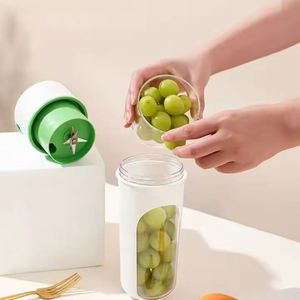 Mixeur-Blender Portable Sans Fil Mini Bouteille 400ml Rechargeable USB 6 Lames pour Fruits – Nouveauté Chine, Vente Chaude, Idéal Cadeau - Product Image 4