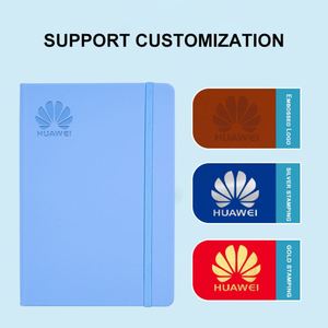 Carnet A5 personnalisé avec couverture en cuir PU de luxe - Couverture rigide, durable, idéal pour les journaux, les croquis et les notes - Product Image 4