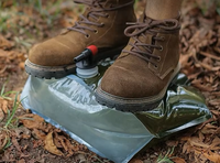 Sac à eau pliable grande capacité en plastique sans BPA, conteneur pliable pour le camping en plein air, la randonnée, transport portable