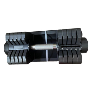 Haltères personnalisés avec logo, 55 livres, revêtement en acier de haute précision, haltères de <span class=keywords><strong>luxe</strong></span> pour salle de sport commerciale - Product Image 6
