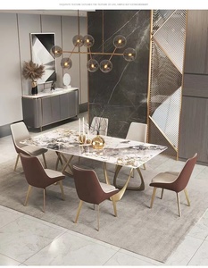 Room Round Dining Table Wholesale Customized High-End Minimalist Room Round Nordic Dining Table