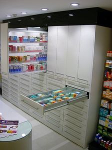 <span class=keywords><strong>Armoire</strong></span> de rangement intérieure pour magasin de <span class=keywords><strong>pharmacie</strong></span> <span class=keywords><strong>industrielle</strong></span> avec solution système à tiroirs Étagère à médicaments personnalisée - Product Image 3