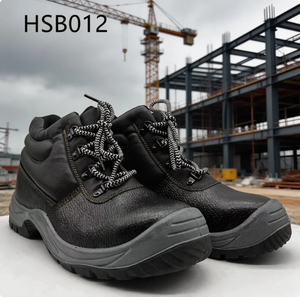 YYR, Chaussures de sécurité pour chauffeurs de camion avec tige en cuir gaufré de qualité, application polyvalente, anti-choc et anti-perforation, chaussures de travail HSB012 - Product Image 2