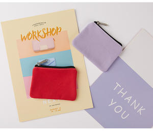 Bolsa de Lona de Algodón Lisa para Manualidades, con Cierre, para Monedas, Llaves y Dinero, para Mujeres, Hombres y Niños, Monedero Pequeño - Product Image 6