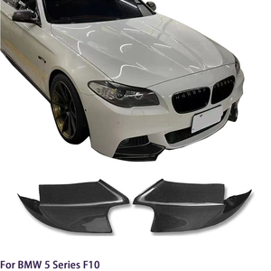 Para BMW Serie 5 F18/F10 M5 Sedán, Estilo Fibra de Carbono, Esquinas Delanteras, 2010-2016 - Product Image 1