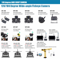 Vente chaude Caméra de recul universelle AHD 720P 1080P Étanche IP69K Vision nocturne Caméra de recul Accessoires de voiture Aide