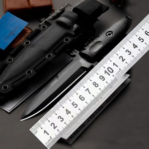 มีดแทคติคอลแบบปรับแต่งได้สำหรับเฮลิคอปเตอร์ ER ใบมีดสแตนเลสคุณภาพสูง ด้ามจับ G10 แบบติดตาย พร้อมปลอกมีดสำหรับใช้งานกลางแจ้งและอุตสาหกรรม - Product Image 2