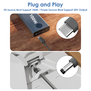 USB tipo C 2M 3M <span class=keywords><strong>Cable</strong></span> de alimentación con chaqueta de PVC 100W trenzado blindado impermeable Compatible con Samsung Starlink Mini carga móvil - Product Image 6