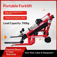 Mingqing MQ-1 Tragbarer Gelenkarm-Elektrohubwagen Kompakter Lagerlogistik-Stapler Hydraulisches Be- und Entladen
