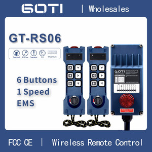Télécommande de grue sans fil industrielle GT-RS06 de marque GOTI avec 2 émetteurs et 1 récepteur - Product Image 2