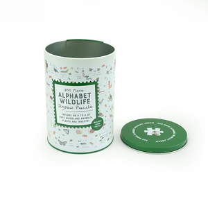 Cmyk In Khổng Lồ Vòng <span class=keywords><strong>Tin</strong></span> Lưu Trữ Box Với Nắp Kim Loại Tinplate Container Cho Quà Tặng Bao Bì - Product Image 3