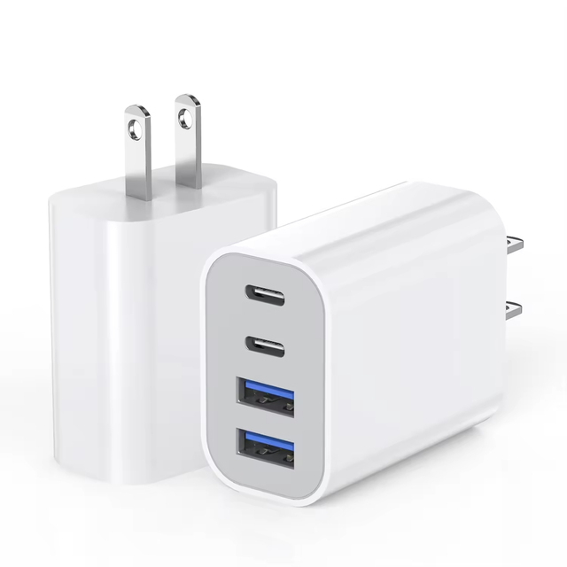 PD 40W USB-C Fast Charging Wall Charger for 17/16 Pro/Plus/Max iPad & Android Phones-Universal with Power Bank Support