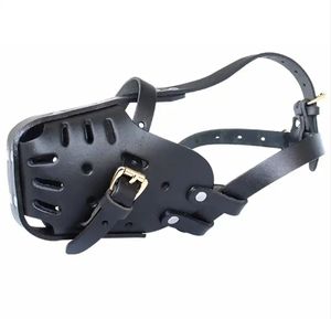 Büyük ırklar için Premium deri köpek namlu | Anti-Bite & Barking kontrol ayarlanabilir maske | Çalışma eğitim dişli toptan - Product Image 4